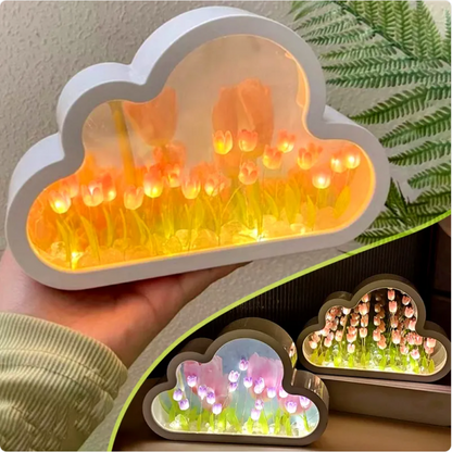 Tulip Mirror Night Lamp