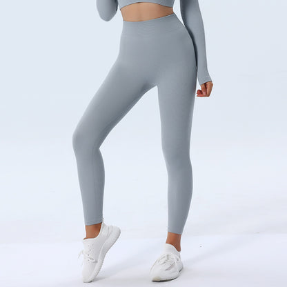 Seamless Long-Sleeve Yoga Set