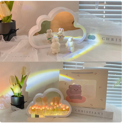 Tulip Mirror Night Lamp