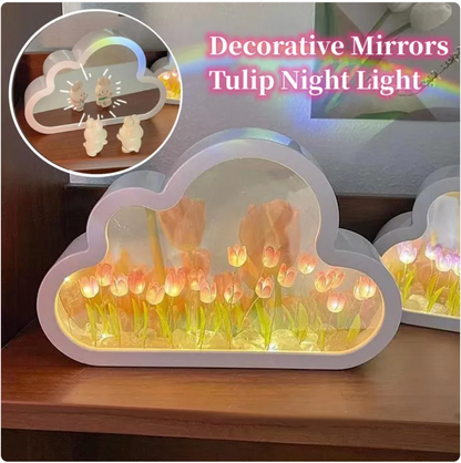 Tulip Mirror Night Lamp