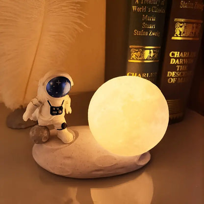 Small Astronaut Moon Touch Sensor Night Light