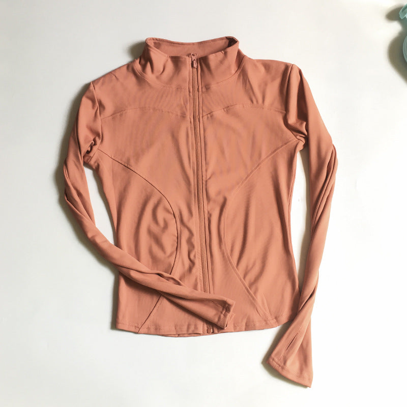 Lightweight Zip Long-Sleeve Yoga Top